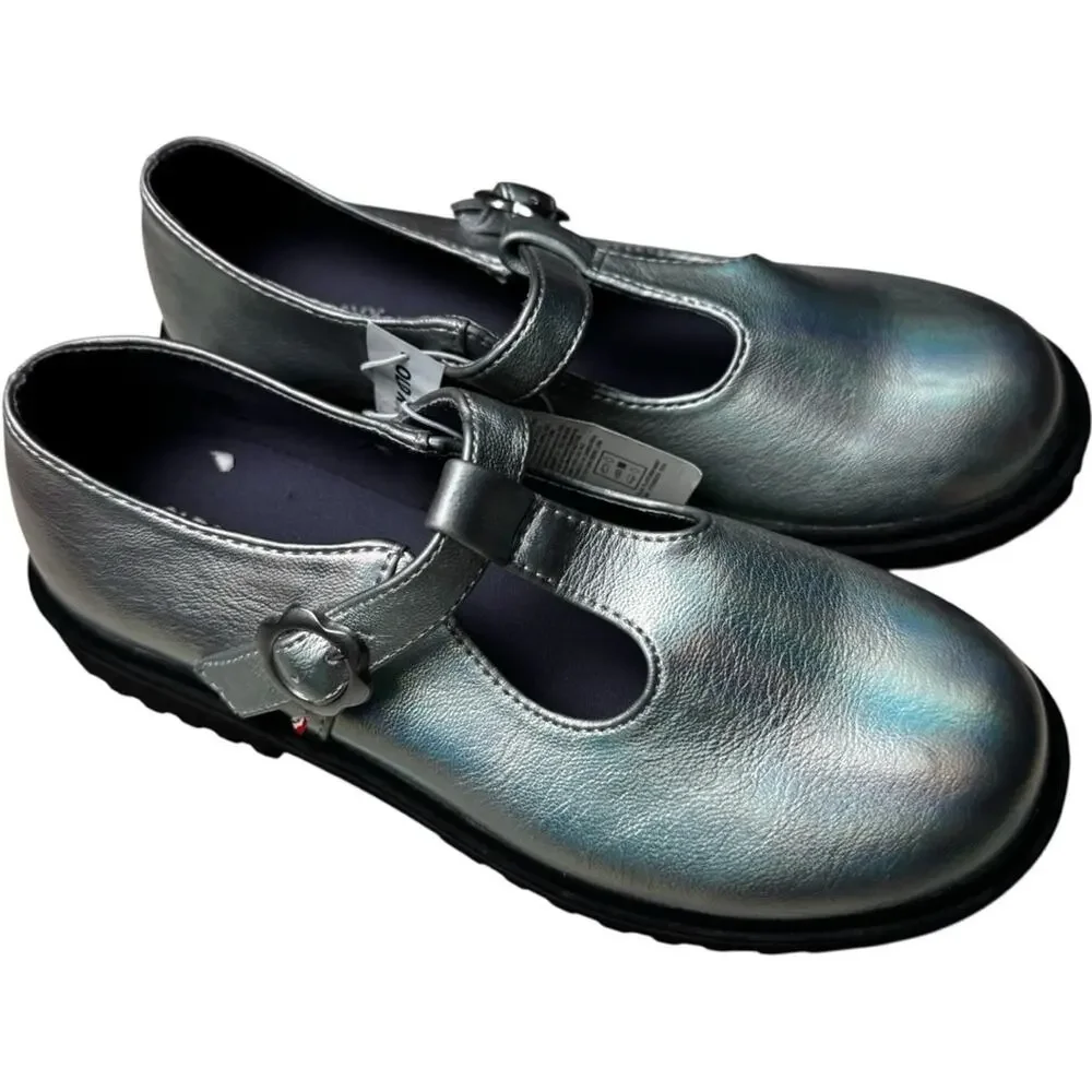 Old Navy Girl's  Secure Strap Low Heel Mary-Jane  Shoes Sz 3 NWT